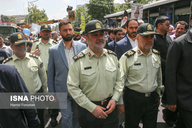 فرمانده ناجا: مشکل امنیتی از راهپیمایی گزارش نشده است