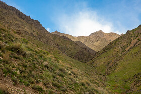 ارتفاعات منطقه حفاظت شده و شکار ممنوع پلنگ دره قم 