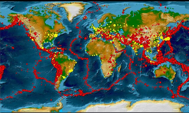 نقشه جهانی پهنه‌بندی خطر زلزله تهیه شد,