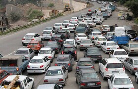 ترافیک پرحجم و روان در مسیر جنوب به شمال محور فیروزکوه