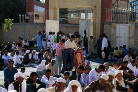 اقامه نماز عید فطر در منطقه اهل سنت مشهد