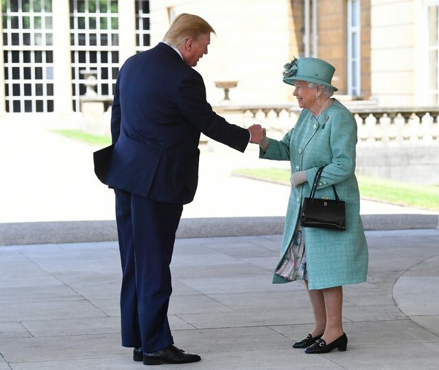 ترامپ و ملکه انگلیس