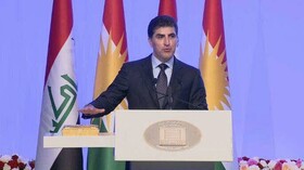 حضور ایرج مسجدی در مراسم تحلیف رئیس جدید اقلیم کردستان عراق