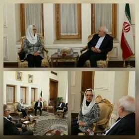 دیدار ظریف با معاون دبیرکل سازمان ملل در امور اسکاپ