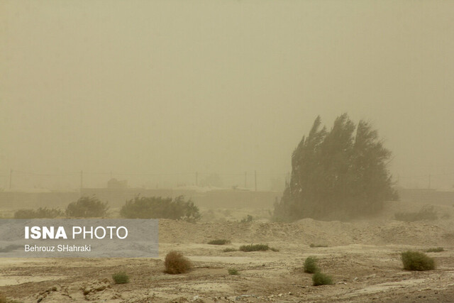 وزش باد شدید و وقوع گرد و خاک در خوزستان و بوشهر طی امروز     