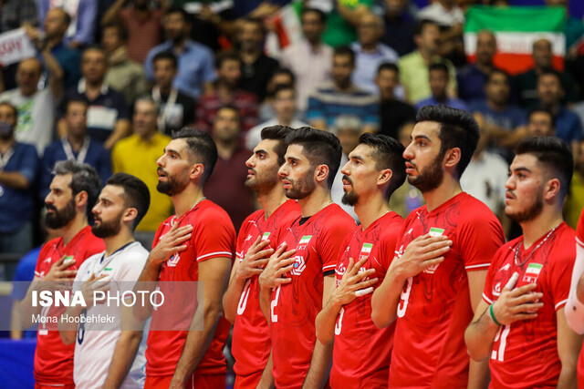 دیدار تیم‌های والیبال ایران و کانادا
