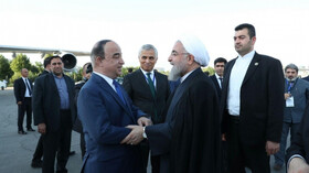  روحانی تاجیکستان را به مقصد کشورمان ترک کرد