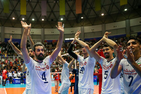 دیدار تیم‌های
 والیبال ایران و روسیه