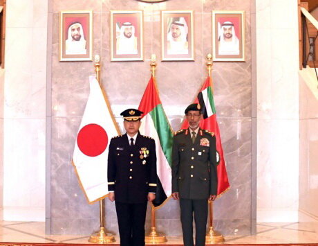 همکاری نظامی بین امارات و ژاپن