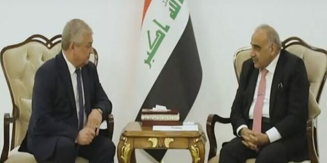دیدار نخست وزیر و وزیر خارجه عراق با نماینده پوتین در امور سوریه