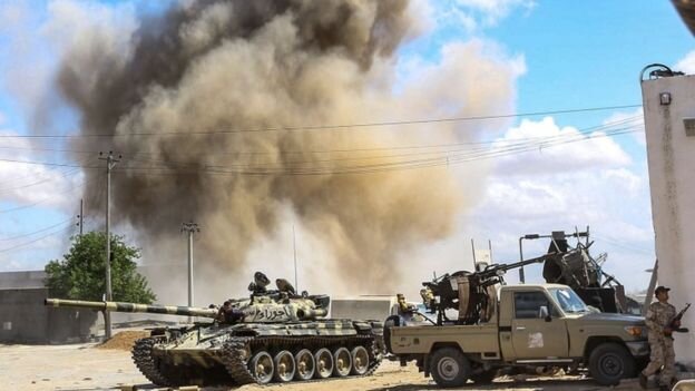 درگیری‌ها در اطراف طرابلس لیبی از سرگرفته شد