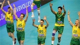 پیروزی استرالیا در آخرین بازی هفته چهارم لیگ ملت‌های والیبال