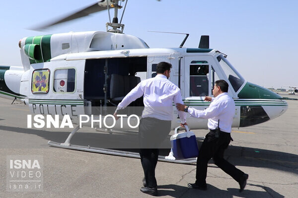 عکس آرشیوی است. هفتمین انتقال قلب بین استانی روز عاشورا با موفقیت انجام شد