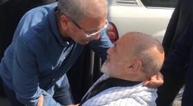 حضور سخنگو و دبیر هیات دولت در مراسم تشییع شهدا