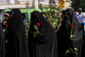 استقبال و طواف شهدای تازه تفحص شده دفاع مقدس - مشهد