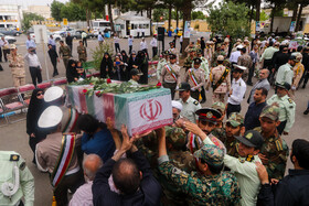 استقبال و طواف شهدای تازه تفحص شده دفاع مقدس - مشهد