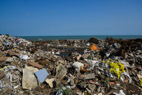 دپوی زباله در ساحل محمود آباد - مازندران