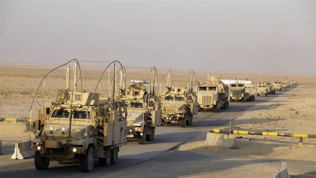 ورود تجهیزات نظامی و سربازان آمریکایی به پایگاه‌ هوایی عین‌الاسد عراق