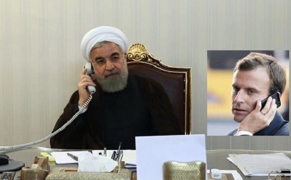 جزئیات مکالمه تلفنی مکرون و روحانی در آستانه گام دوم تهران
