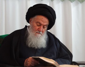 پیکر آیت‌الله حسینی شاهرودی در حرم حضرت معصومه (س) تدفین شد