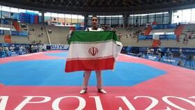 هادی پور دومین طلایی تکواندوی ایران در ایتالیا / هت تریک طلای آرمین در یونیورسیاد