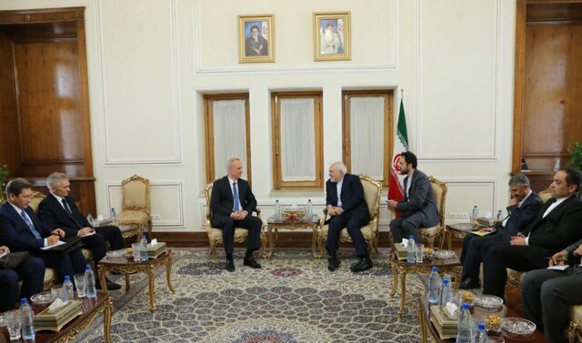 دیدار معاون وزیر امور خارجه بلاروس با ظریف