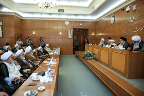 ششمین جلسه مشترک هیئت رییسه مجلس خبرگان رهبری با کمیسیون‌های داخلی دوره پنجم