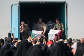 بازگشت پیکر‌ ۴۴ شهید دفاع مقدس به کشور از مرز شلمچه