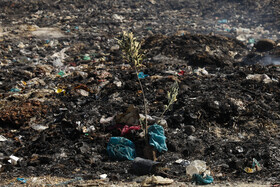 محل دفن غیر اصولی زبالهها در سایت پسماند راسفند- ایذه خوزستان