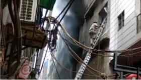 ۴۳ کشته در حریق کارخانه‌ای در هند