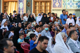 مراسم پیوند آسمانی هشت زوج معلول در امامزاده صالح (ع)