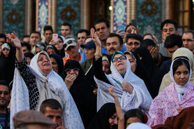 مراسم پیوند آسمانی هشت زوج معلول در امامزاده صالح (ع)