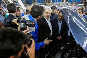 Production line of Peugeot 301 sedan is inaugurated in Tehran, Iran, July 15, 2019.
Some 300 Iranian parts suppliers have been employed for manufacturing parts of this passenger car. 
