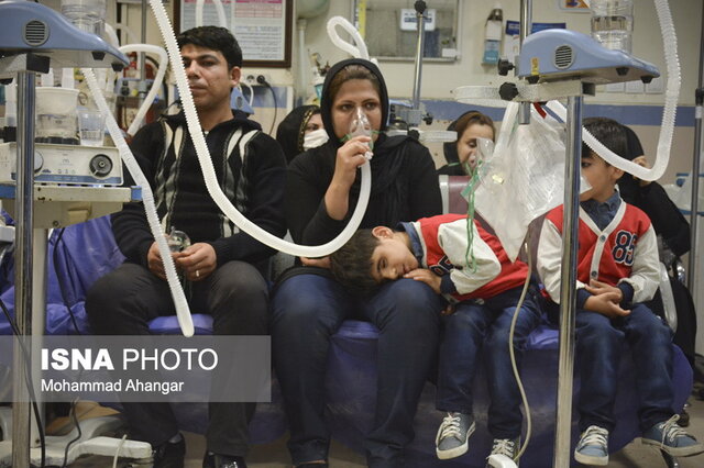 مراجعه بیش از ۱۰۰۰ بیمار به بیمارستان‌های خوزستان در پی آلودگی هوا