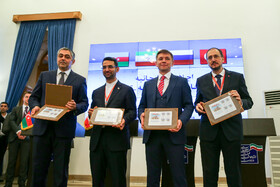 نشست خبری وزیران ارتباطات ایران، ترکیه، روسیه و جمهوری آذربایجان