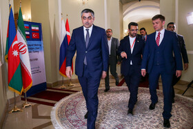 نشست خبری وزیران ارتباطات ایران، ترکیه، روسیه و جمهوری آذربایجان