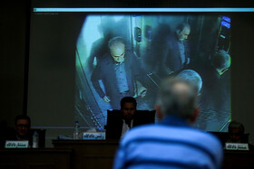 در دومین جلسه دادگاه، فیلم ورود محمدعلی نجفی به آسانسور ساختمان مسکونی‌اش پس از وقوع قتل به نمایش گذاشته شد.