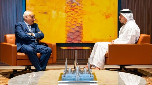 دیدار نماینده ویژه سازمان ملل در لیبی با وزیر خارجه امارات