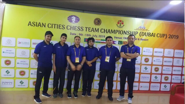 قهرمانی تیم سایپا در مسابقات شطرنج شهرهای آسیا