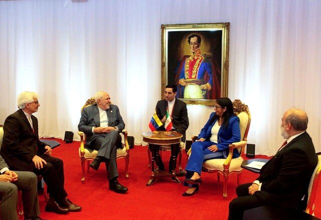 رایزنی ظریف با معاون اول رییس‌جمهور ونزوئلا در مورد آخرین تحولات منطقه‌ای و بین‌المللی