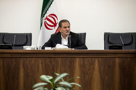 جلسه بررسی مسایل مربوط به کارخانه چوب و کاغذ مازندران با حضور اسحاق جهانگیری، معاون اول رییس جمهوری