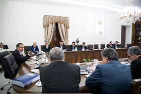 جلسه بررسی مسایل مربوط به کارخانه چوب و کاغذ مازندران با حضور اسحاق جهانگیری، معاون اول رییس جمهوری
