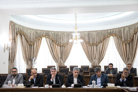 جلسه بررسی مسایل مربوط به کارخانه چوب و کاغذ مازندران با حضور اسحاق جهانگیری، معاون اول رییس جمهوری