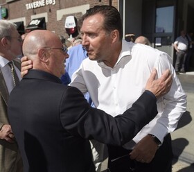 حضور ویلموتس و لیکنز در مراسم یادبود درگذشت سرمربی پیشین بلژیک + عکس