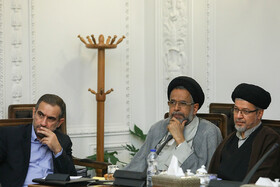 محمود علوی، وزیر اطلاعات در جلسه شورای عالی فضای مجازی