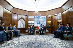 دیدار سانگ تائو وزیر امور بین‌الملل حزب کمونیست چین با اسحاق جهانگیری معاون اول رییس جمهور