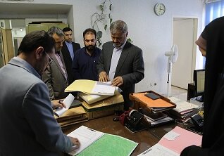 بازدید دادستان تهران از دادسرای ناحیه ۱۱ ولیعصر (منیریه) 	
