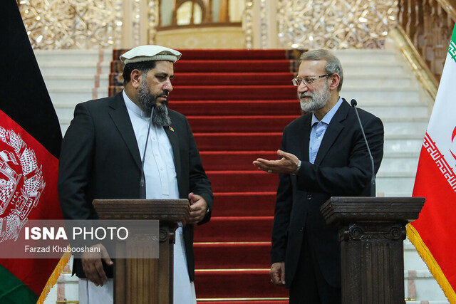 لاریجانی: حرف و عمل آمریکاییها کاملا متناقض است لاریجانی: حرف و عمل آمریکاییها کاملا متناقض است