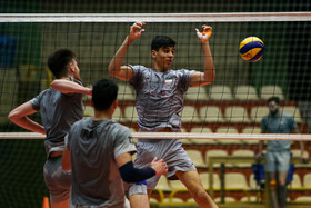 Training session of Iranian boys' U19 volleyball team, Tehran, Iran, August 4, 2019.
Before the training session of Iran Men’s National Volleyball team, Iranian boys' U19 volleyball team had held their training session.
