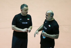 Head Coach of Iran Men’s National Volleyball team Igor Kolakovic (L) is present during the training session of his team, Tehran, Iran, August 4, 2019.
Iran Men’s National Volleyball Team will compete in the Intercontinental Qualification Tournaments alongside Russia, Cuba and Mexico to earn the direct quota to Tokyo 2020 Olympic Games.